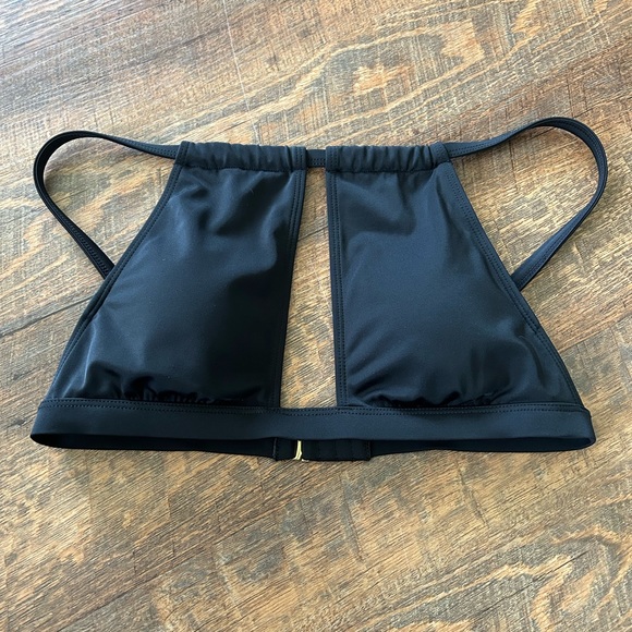 Adore Me Dallys Black High Neck Swim Top - Picture 3 of 6